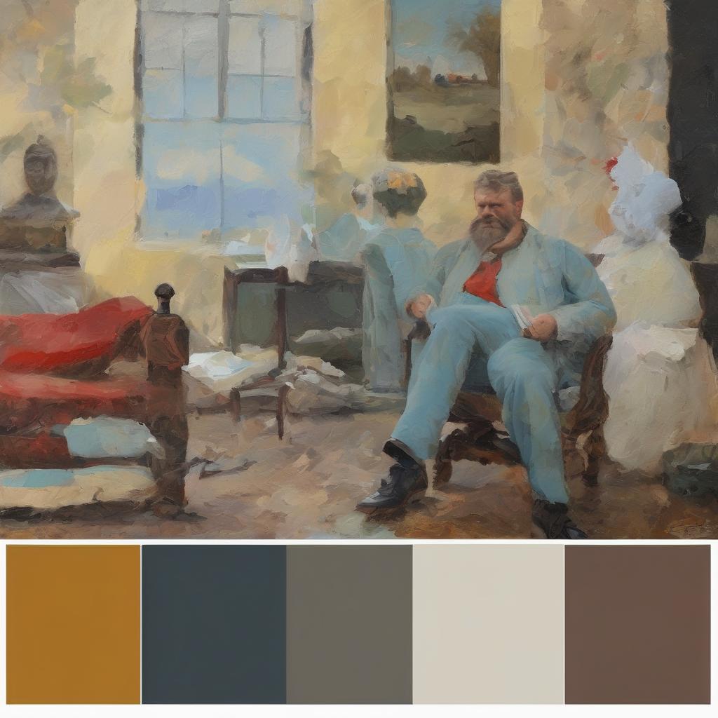 Η εξέλιξη του ύφους και των τεχνικών του καλλιτέχνη